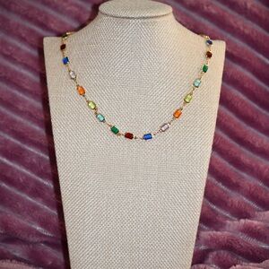 Multicolor Gemstone Necklace #006